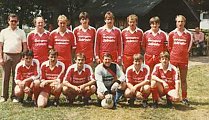1. Mannschaft 1987 mit Trainer Otto Gaschler